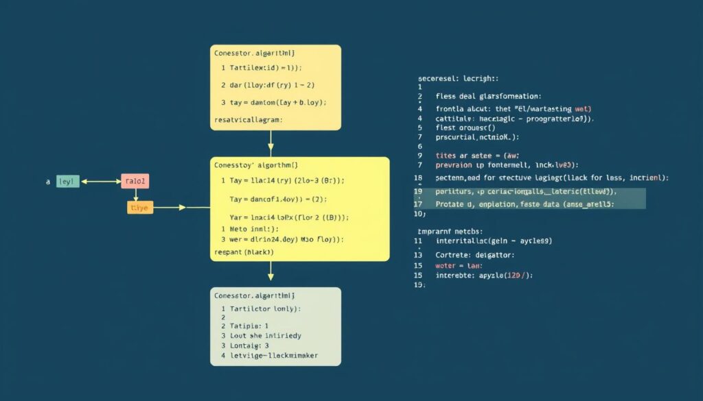 Algoritmos complexos sendo explicados e implementados com prompts para programadores Algoritmos complexos sendo explicados e implementados com prompts para programadores