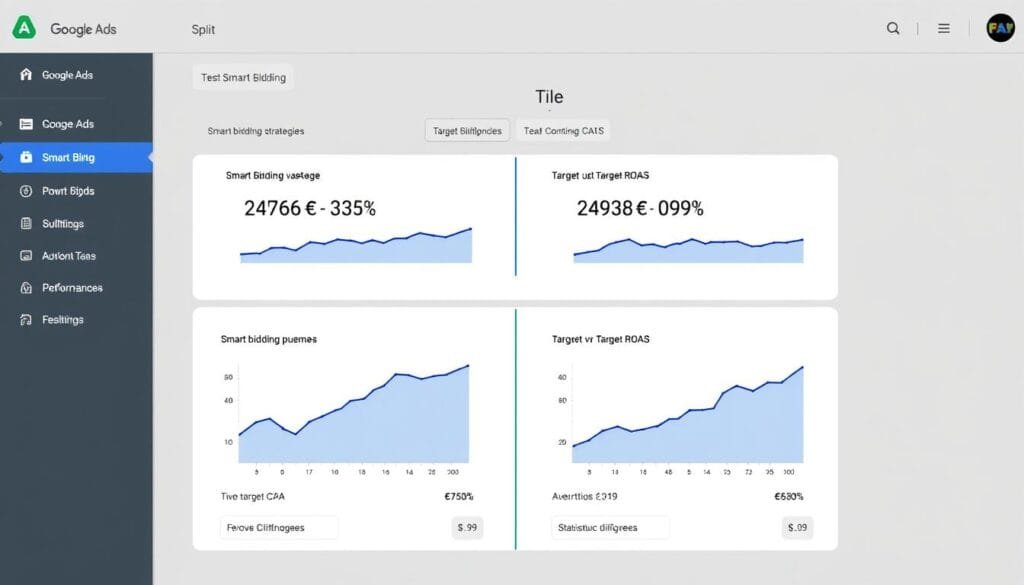 Exemplo de experimento A/B no Google Ads Smart Bidding Exemplo de experimento A/B no Google Ads Smart Bidding