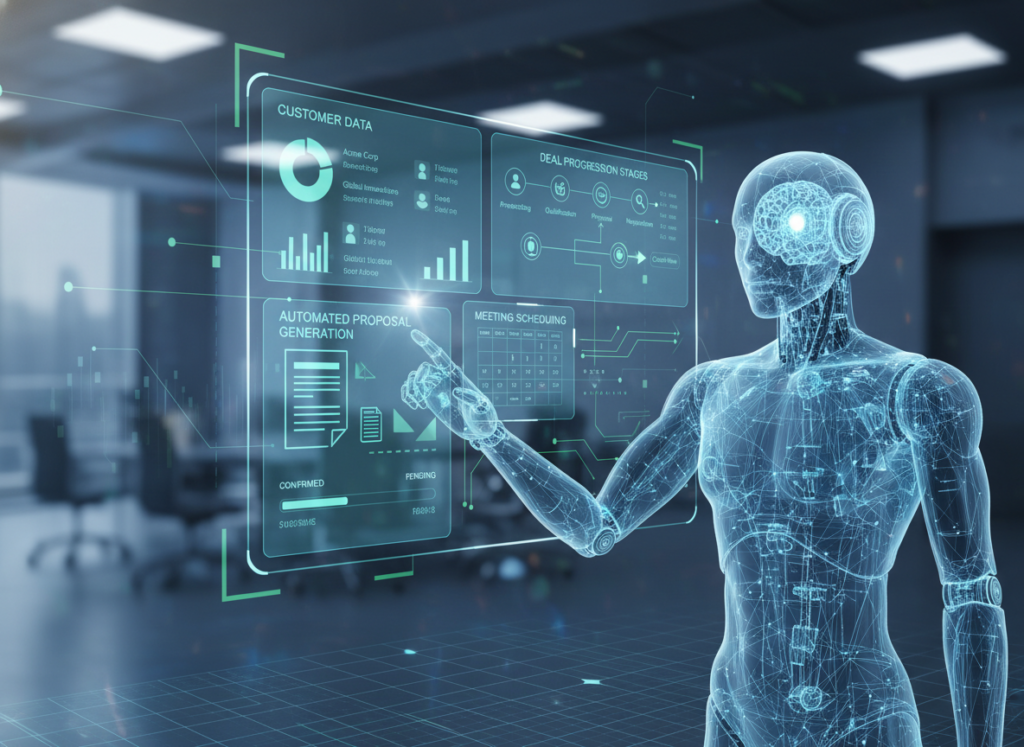 Agente de IA conduzindo processo de vendas de forma autônoma