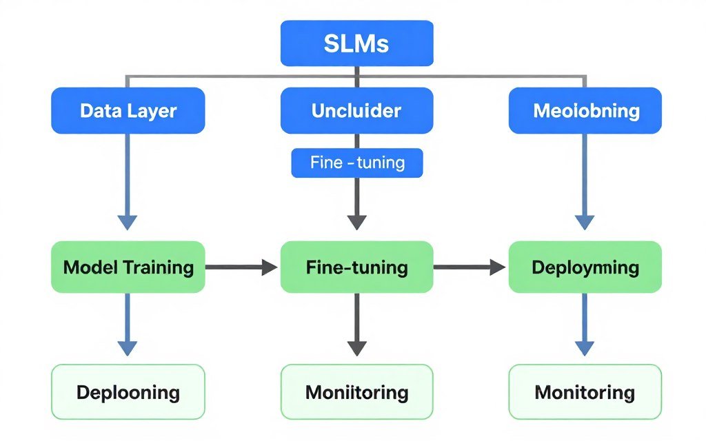 Arquitetura técnica de implementação de Modelos de Linguagem de Domínio Específico (SLMs)