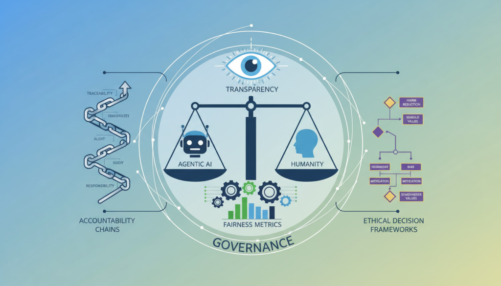 Conceitos de ética e governança em IA Agêntica