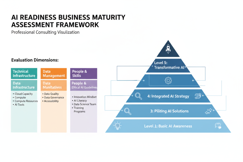 Framework de avaliação de maturidade em IA empresarial