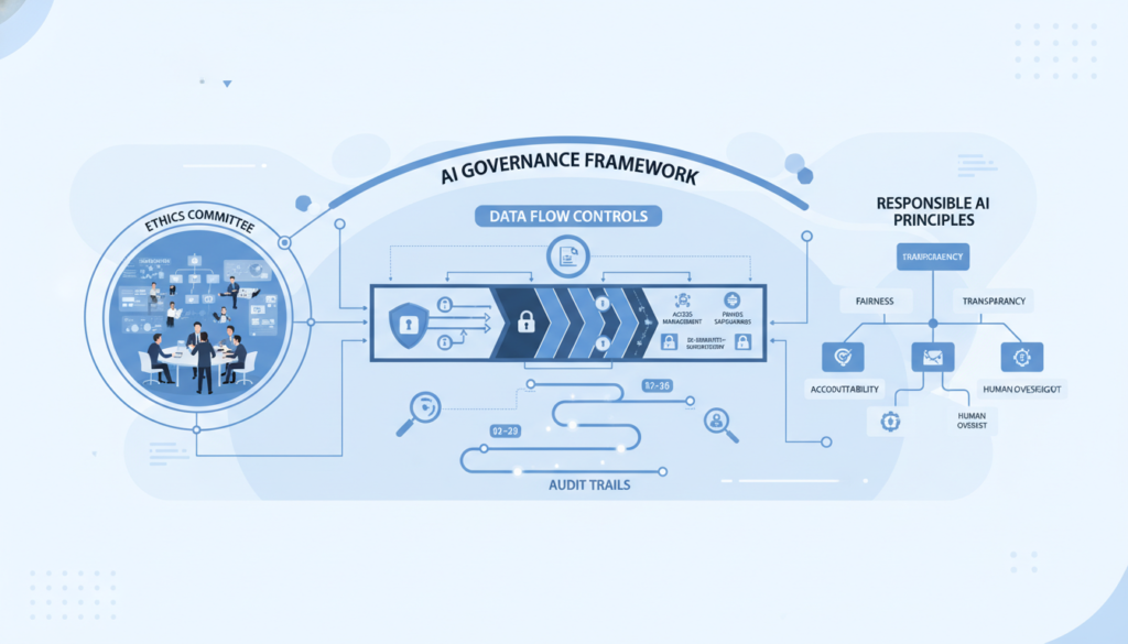 Framework de governança de IA e ética algorítmica