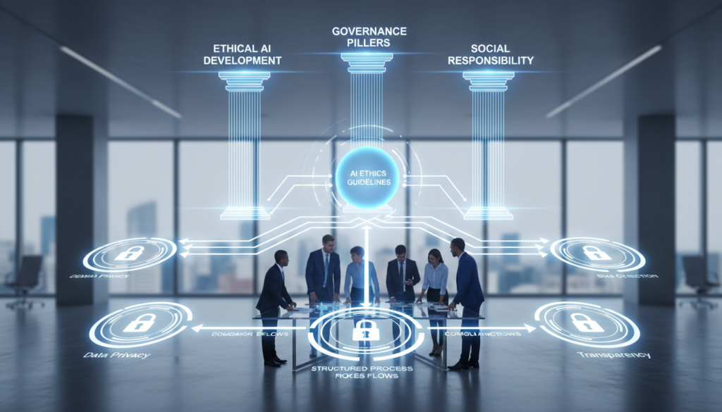 Frameworks e estruturas de governança para IA Responsável