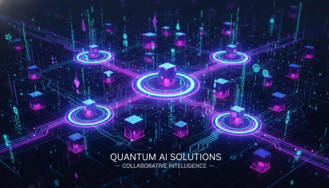 IA Agêntica representada por agentes autônomos digitais trabalhando em rede