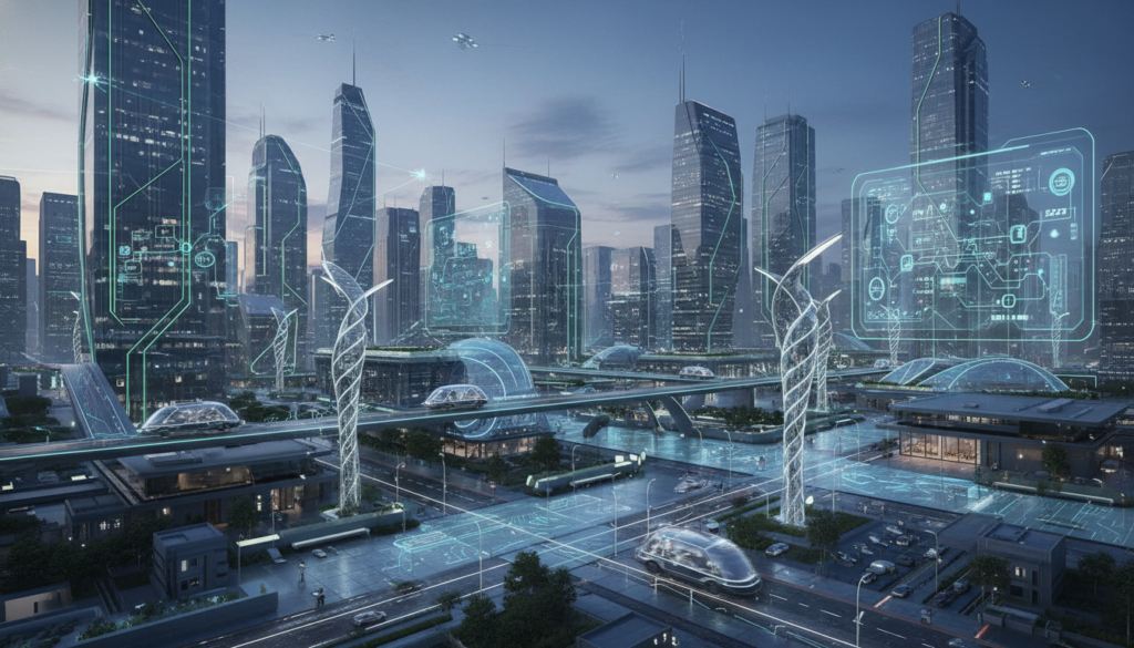 Sensores e dispositivos de computação ubíqua integrados em ambiente urbano inteligente