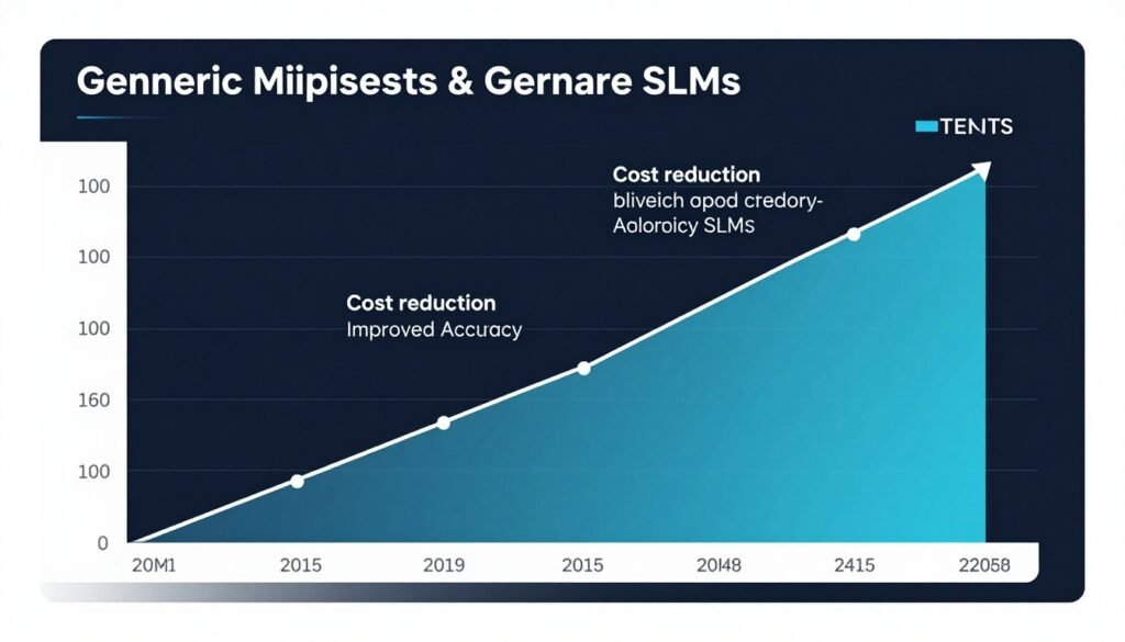 Tendência de migração empresarial de LLMs para Modelos de Linguagem de Domínio Específico (SLMs)