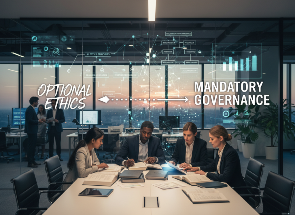 Transformação da ética corporativa em requisito obrigatório para IA Responsável