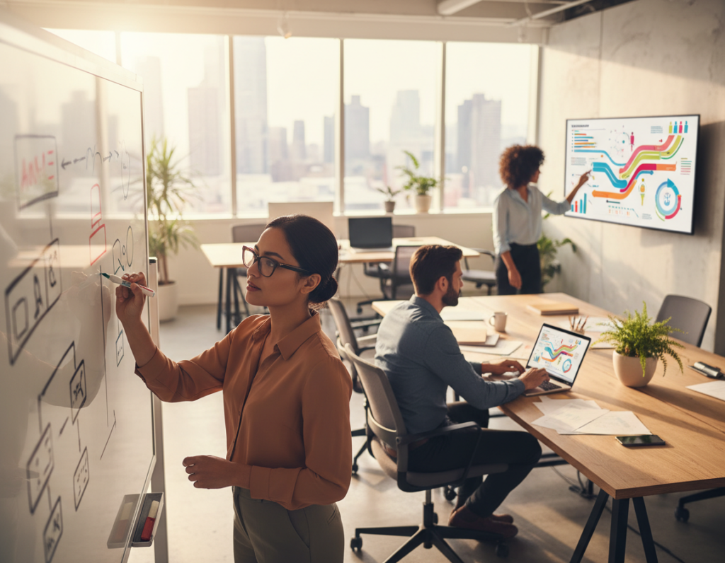 conteúdos visuais e engajadores