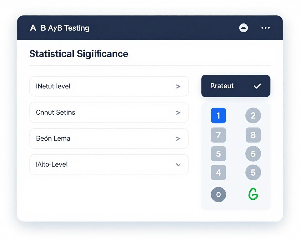 Calculadora de significância estatística para testes