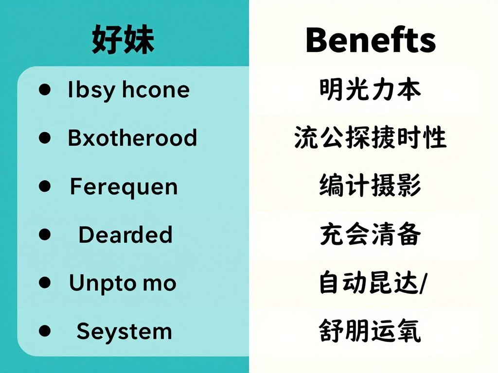 Comparação entre benefícios e características