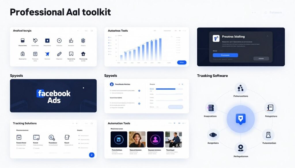 Conjunto de ferramentas essenciais para gestão e scaling de campanhas Facebook Ads