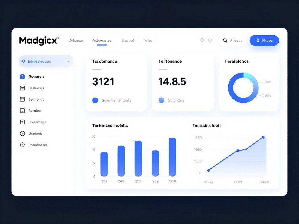 Dashboard da ferramenta Madgicx com otimização de anúncios por IA
