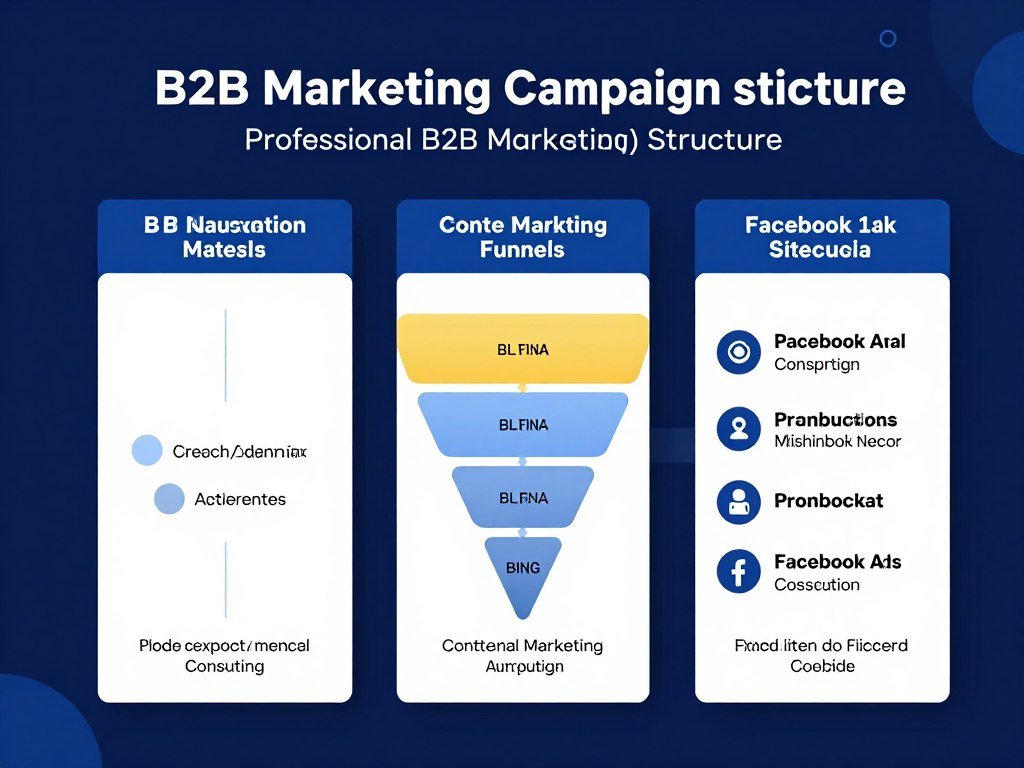 Estrutura de campanha LinkedIn-style para serviço B2B de alto ticket