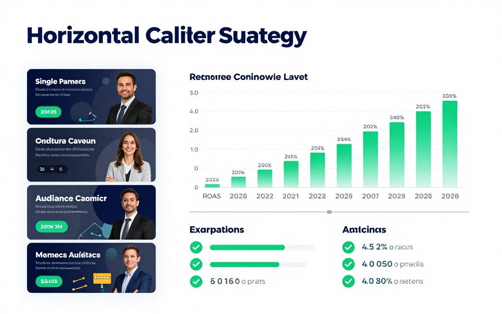 Estudo de caso visual mostrando resultados de scaling horizontal em campanha de afiliado