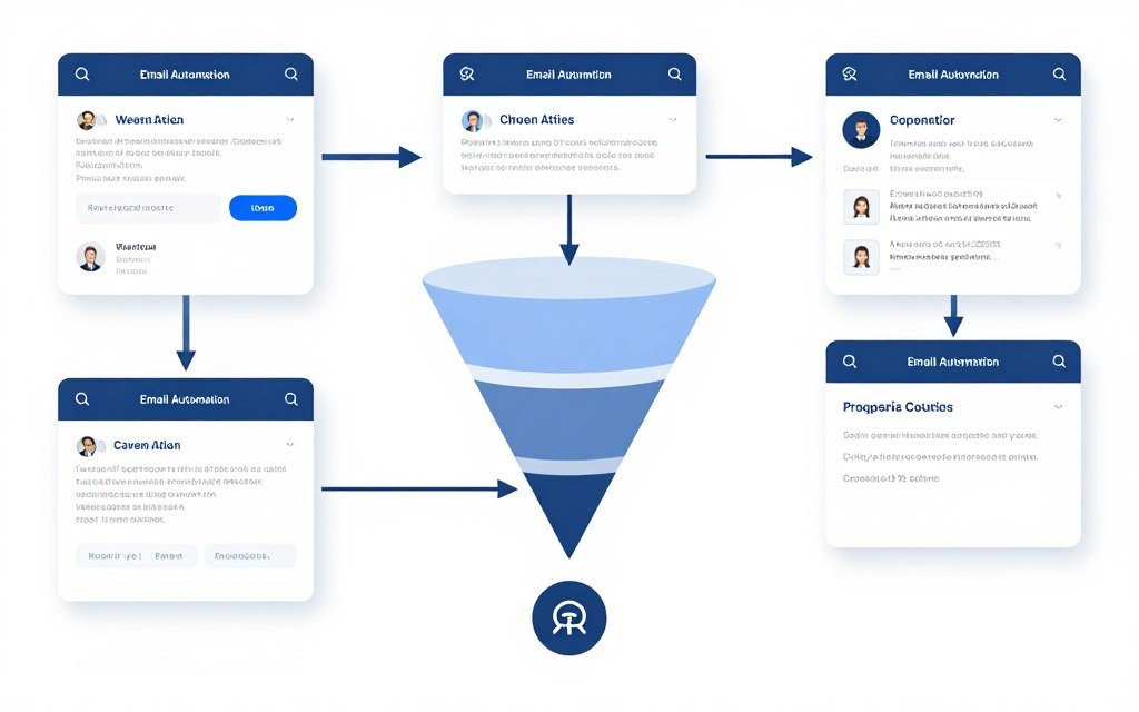 Exemplo de automação de email marketing
