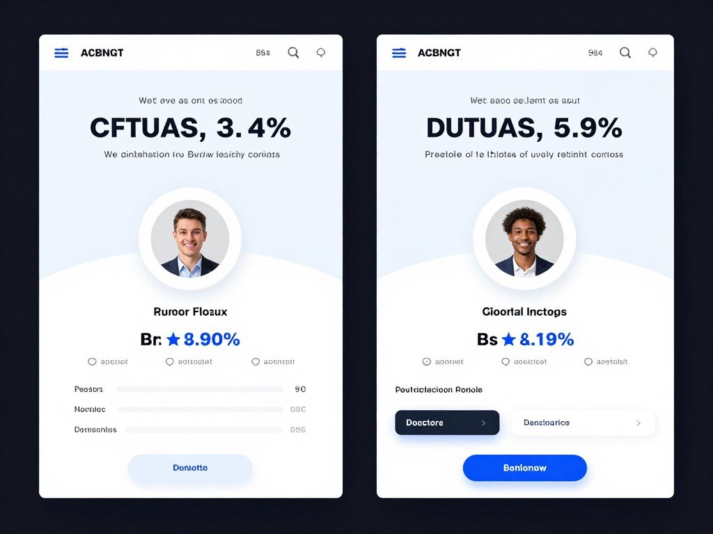 Exemplo de teste AB em página de vendas