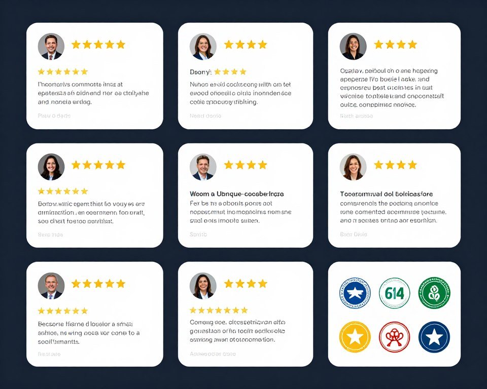 Exemplos de provas sociais eficazes