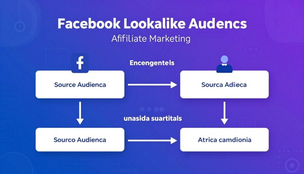 Ilustração mostrando como funciona lookalike audience no Facebook Ads