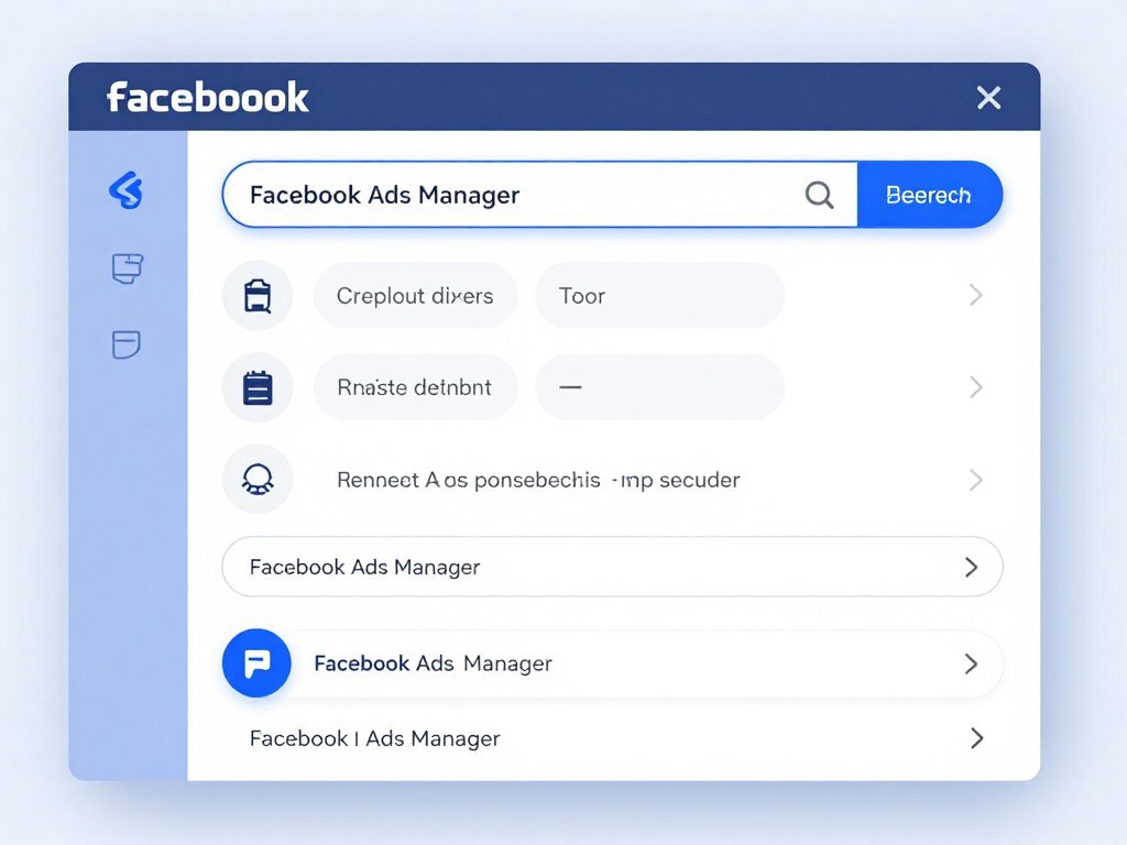 Interface mostrando processo de busca de interesses no Facebook Ads Manager