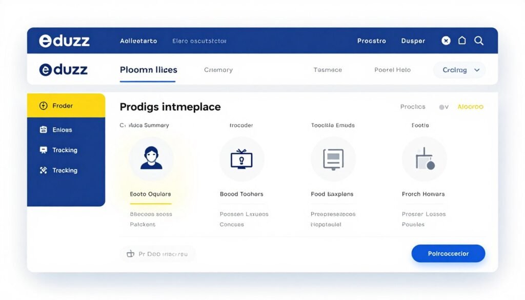 Painel de afiliados da plataforma Eduzz