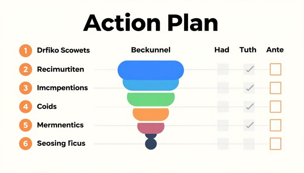 Plano de ação para implementar funil de vendas