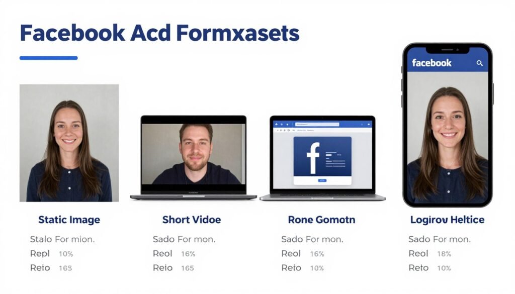 comparação entre formatos de anúncios para afiliados no Facebook